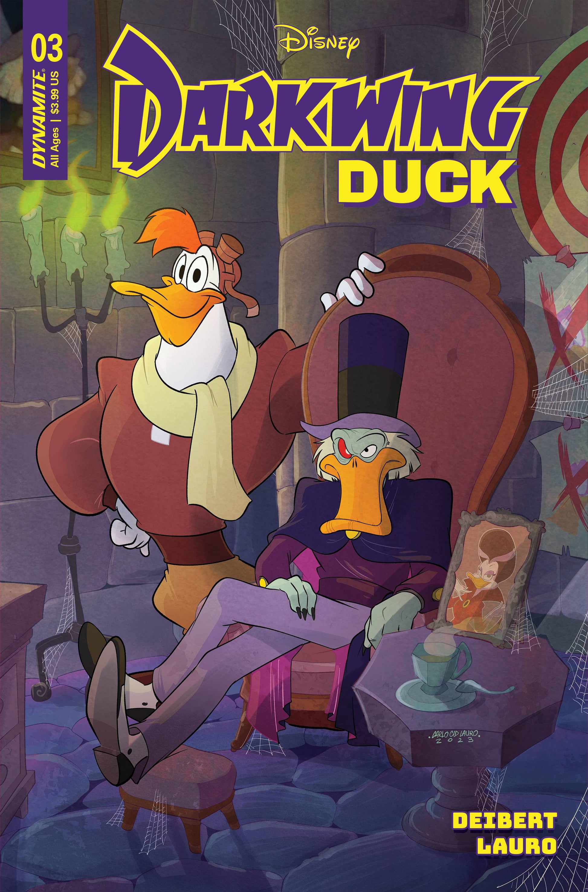 DYNAMITE COMIC BOOK DARKWING DUCK #3 CVR F 10 COPY INCV LAURO ORIGINAL
