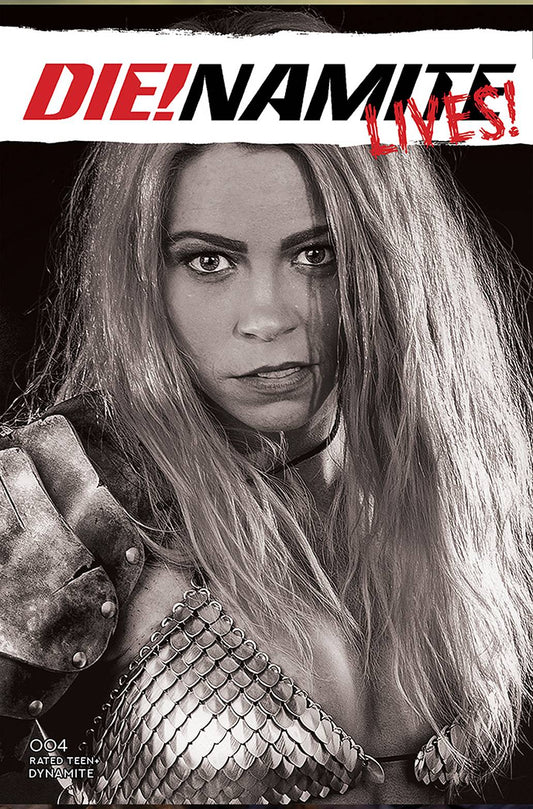 DYNAMITE COMIC BOOK DIE!NAMITE LIVES #4 CVR G 20 COPY INCV COSPLAY B&W