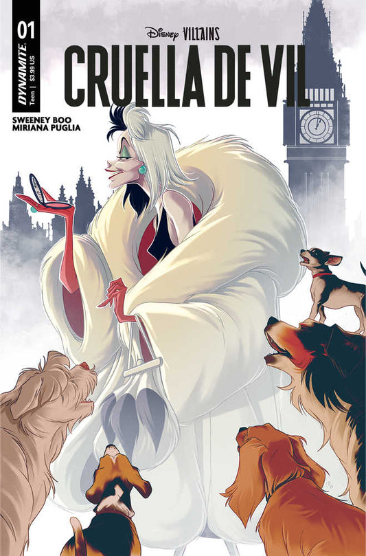 DYNAMITE COMIC BOOK Disney Villains Cruella De Vil #1 Cover A Boo