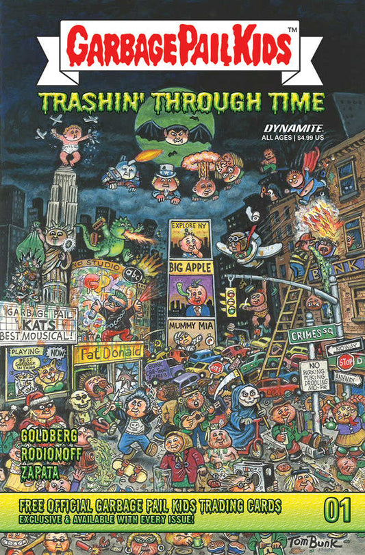 DYNAMITE COMIC BOOK Garbage Pail Kids Through Time #1 Cover A Bunk