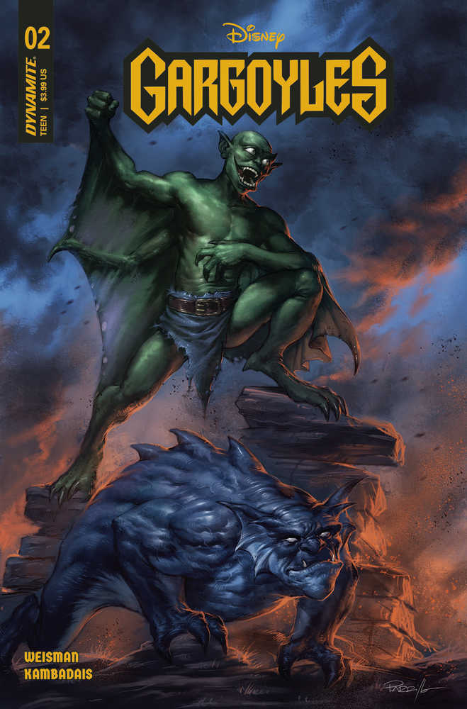 DYNAMITE COMIC BOOK Gargoyles #2 Cover C Parrillo
