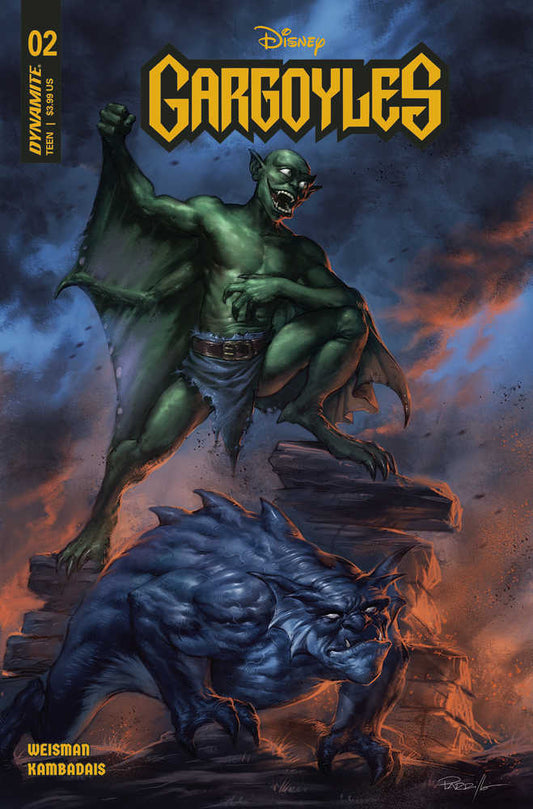 DYNAMITE COMIC BOOK Gargoyles #2 Cover C Parrillo