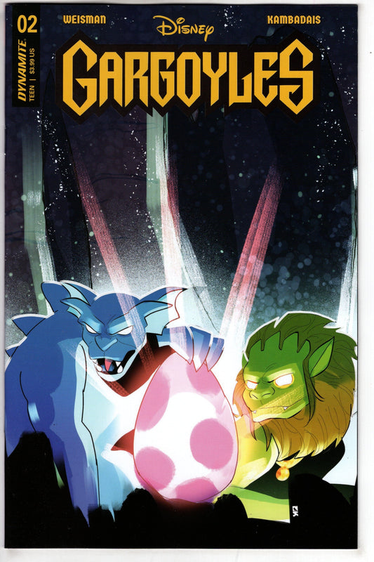 DYNAMITE COMIC BOOK Gargoyles #2 Cover G 10 Copy Variant Edition Kambadais Original