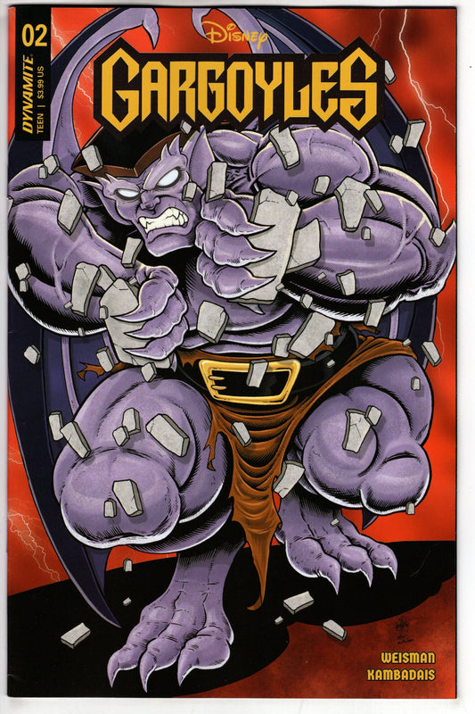 DYNAMITE COMIC BOOK Gargoyles #2 Cover U Foc Haeser Original