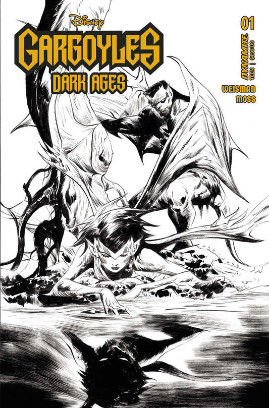 DYNAMITE COMIC BOOK Gargoyles Dark Ages #1 Cover L 15 Copy Lee Line Art
