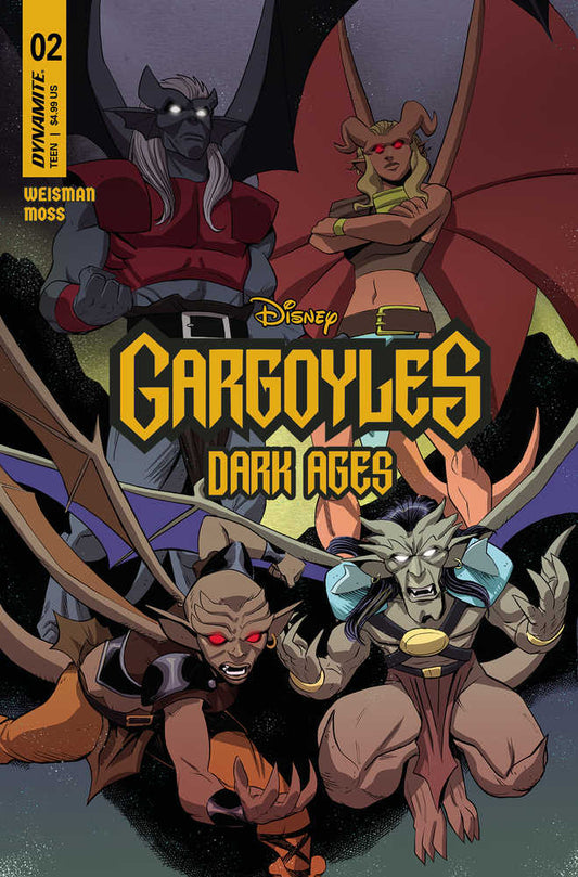 DYNAMITE COMIC BOOK Gargoyles Dark Ages #2 Cover G 10 Copy Variant Edition Moss Original