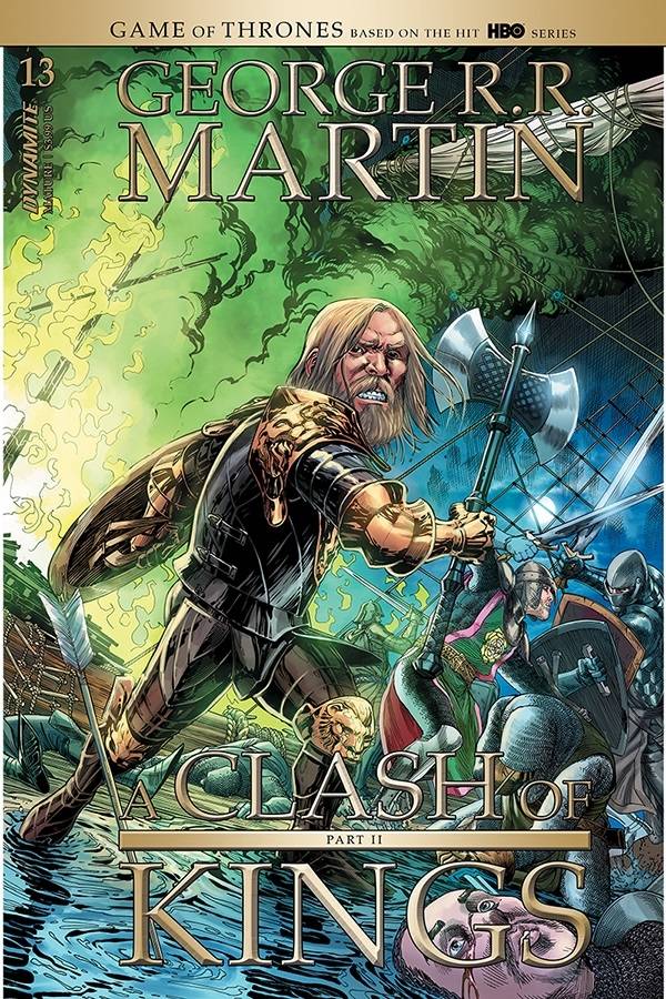 DYNAMITE COMIC BOOK GEORGE RR MARTIN A CLASH OF KINGS #13 CVR A MILLER (RES) (MR