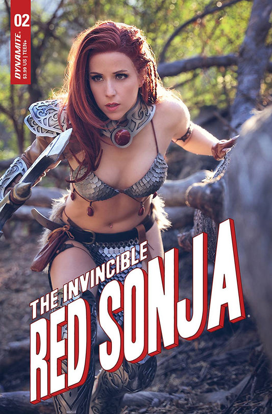 DYNAMITE COMIC BOOK INVINCIBLE RED SONJA #2 CVR E DOMINICA COSPLAY