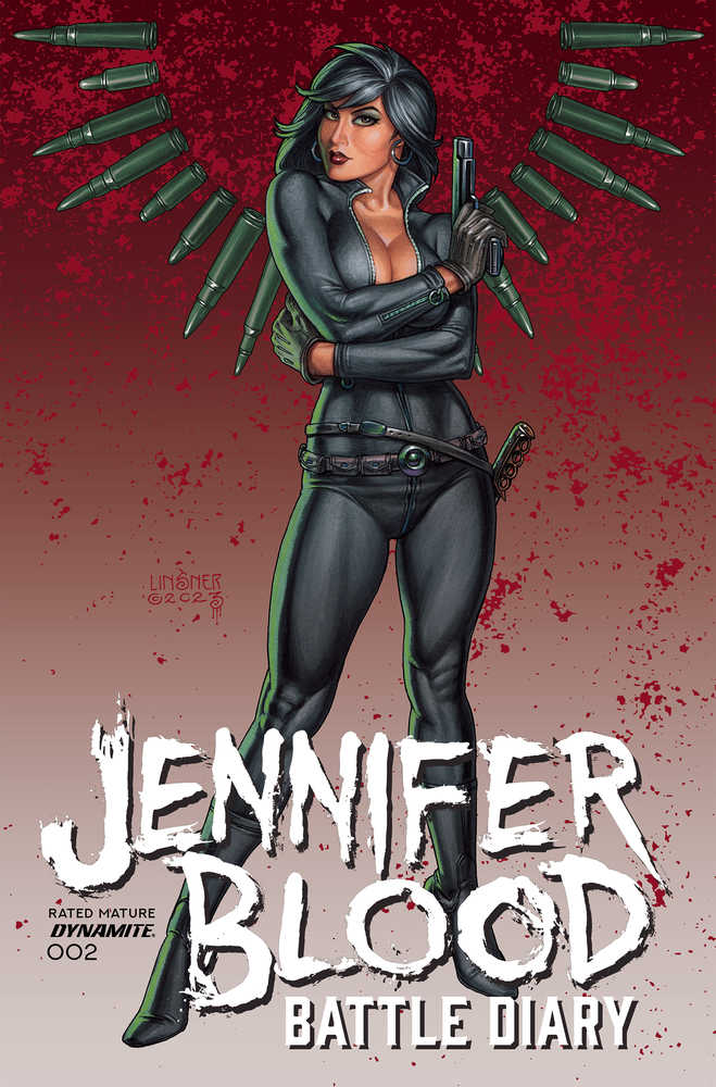 DYNAMITE COMIC BOOK Jennifer Blood Battle Diary #2 Cover A Linsner (Mature)