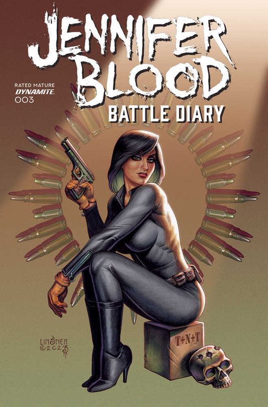 DYNAMITE COMIC BOOK Jennifer Blood Battle Diary #3 Cover A Linsner (Mature)