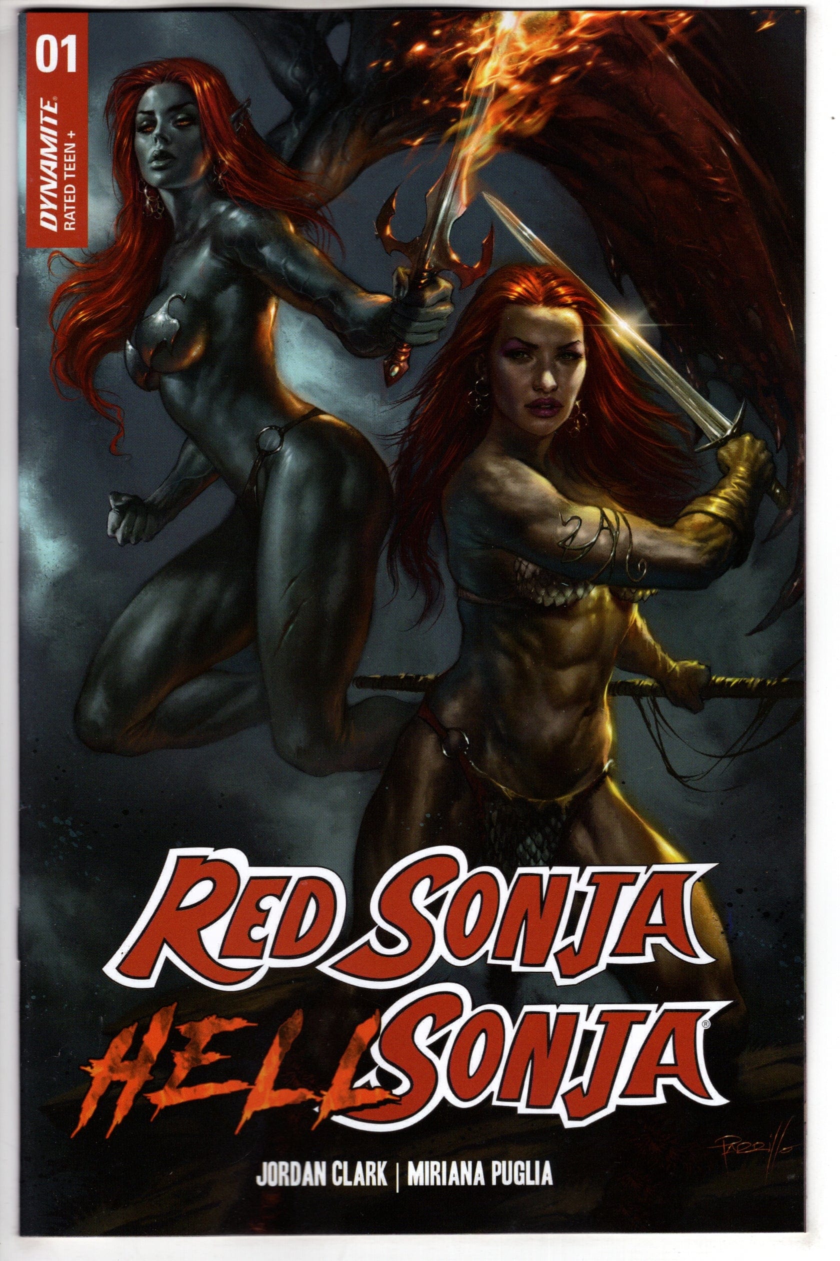 DYNAMITE COMIC BOOK Red Sonja Hell Sonja #1 Cover A Parrillo