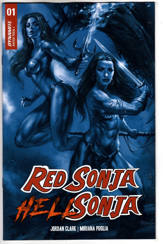 DYNAMITE COMIC BOOK Red Sonja Hell Sonja #1 Cover G 10 Copy Variant Edition Parrillo Tint