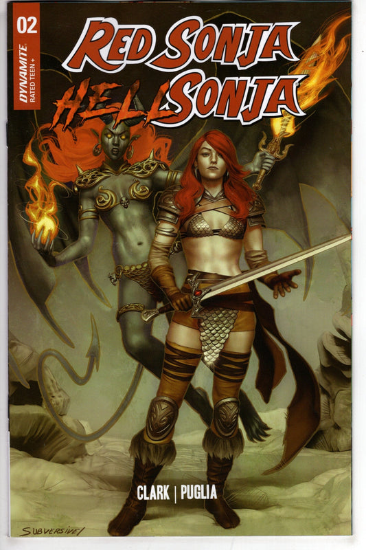 DYNAMITE COMIC BOOK Red Sonja Hell Sonja #2 Cover A Puebla