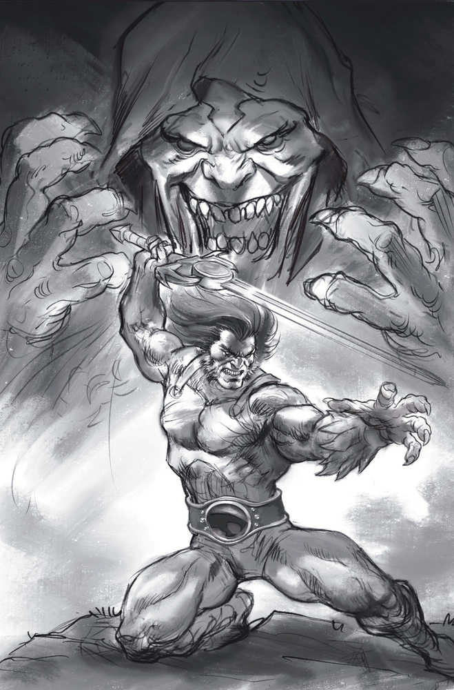 DYNAMITE COMIC BOOK Thundercats #1 Cover U 25 Copy Variant Edition Parrillo Line Art Virgin