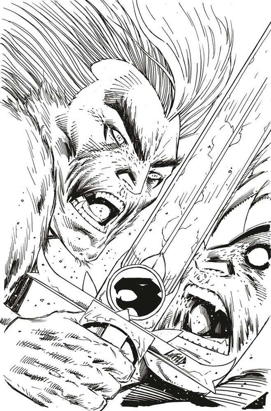 DYNAMITE COMIC BOOK Thundercats #2 Cover Zd 11 Copy Foc Variant Edition Liefeld Black & White Virgin