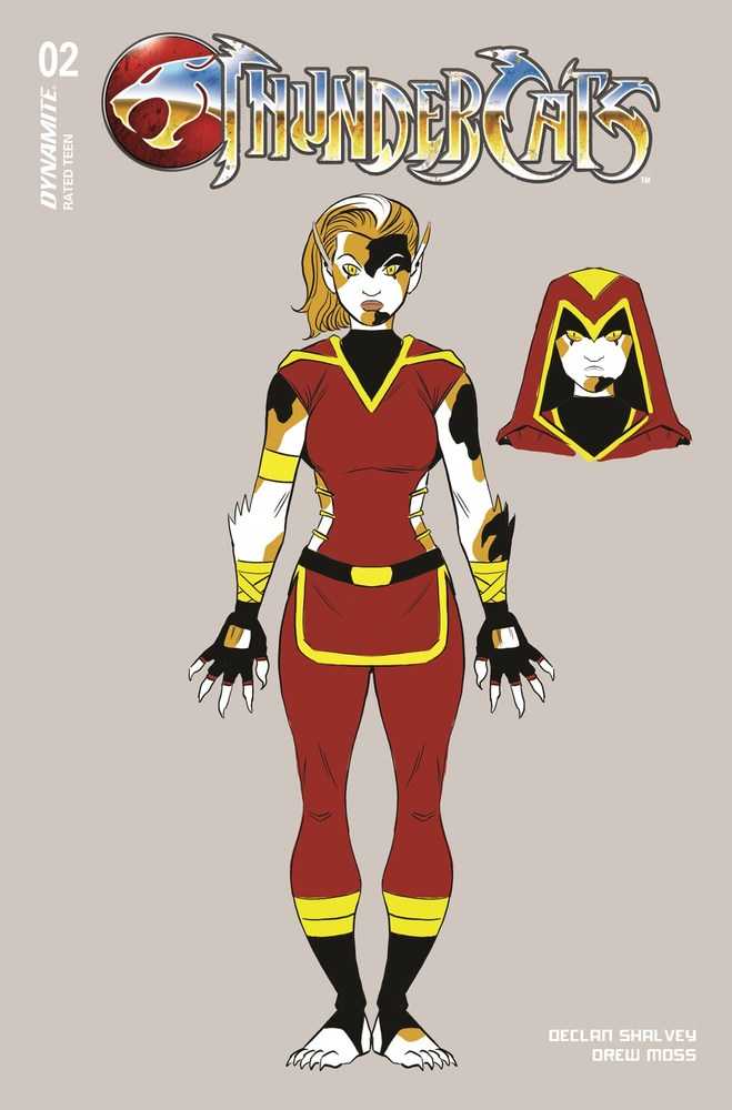 DYNAMITE COMIC BOOK Thundercats #2 Cover Zi 10 Copy Foc Variant Edition Moss Calica Design Or