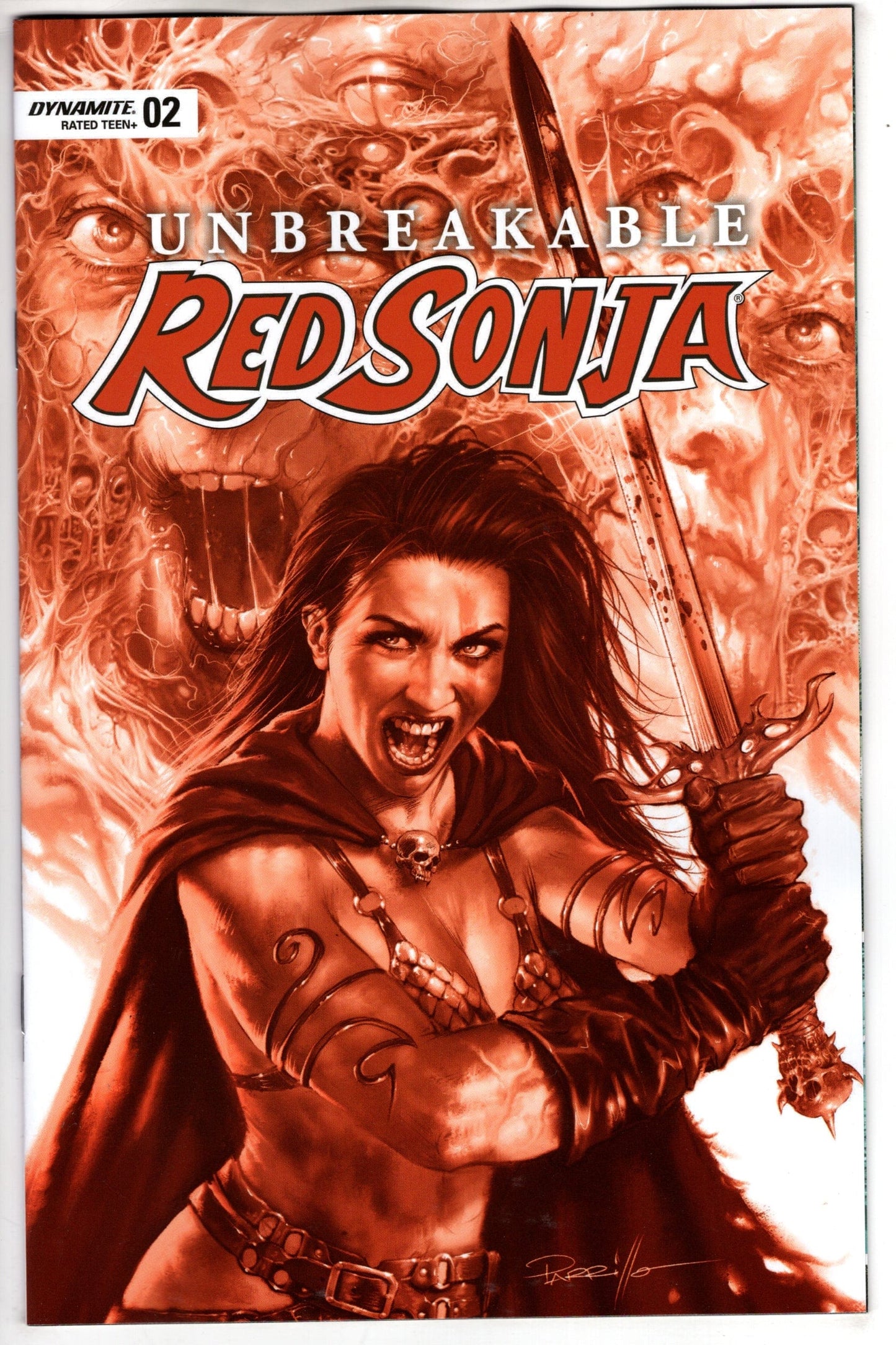 DYNAMITE COMIC BOOK UNBREAKABLE RED SONJA #2 CVR G 10 COPY INCV PARRILLO TINT