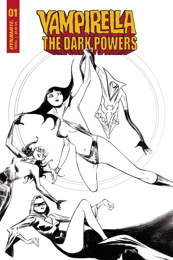 DYNAMITE COMIC BOOK VAMPIRELLA DARK POWERS #1 40 COPY LEE B&W INCV