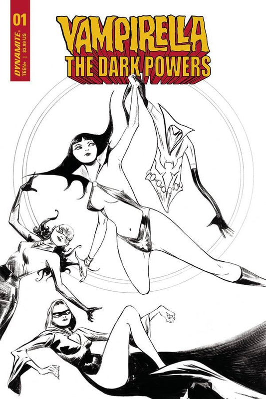 DYNAMITE COMIC BOOK VAMPIRELLA DARK POWERS #1 40 COPY LEE B&W INCV