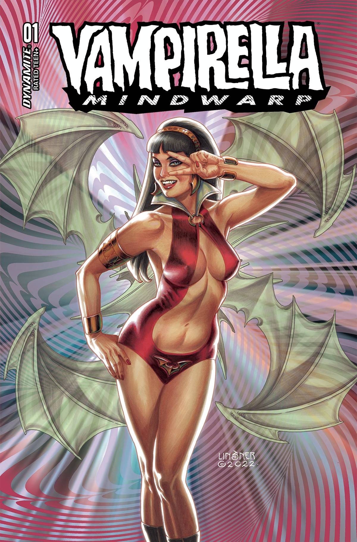 DYNAMITE COMIC BOOK VAMPIRELLA MINDWARP #1 (OF 5) CVR A LINSNER