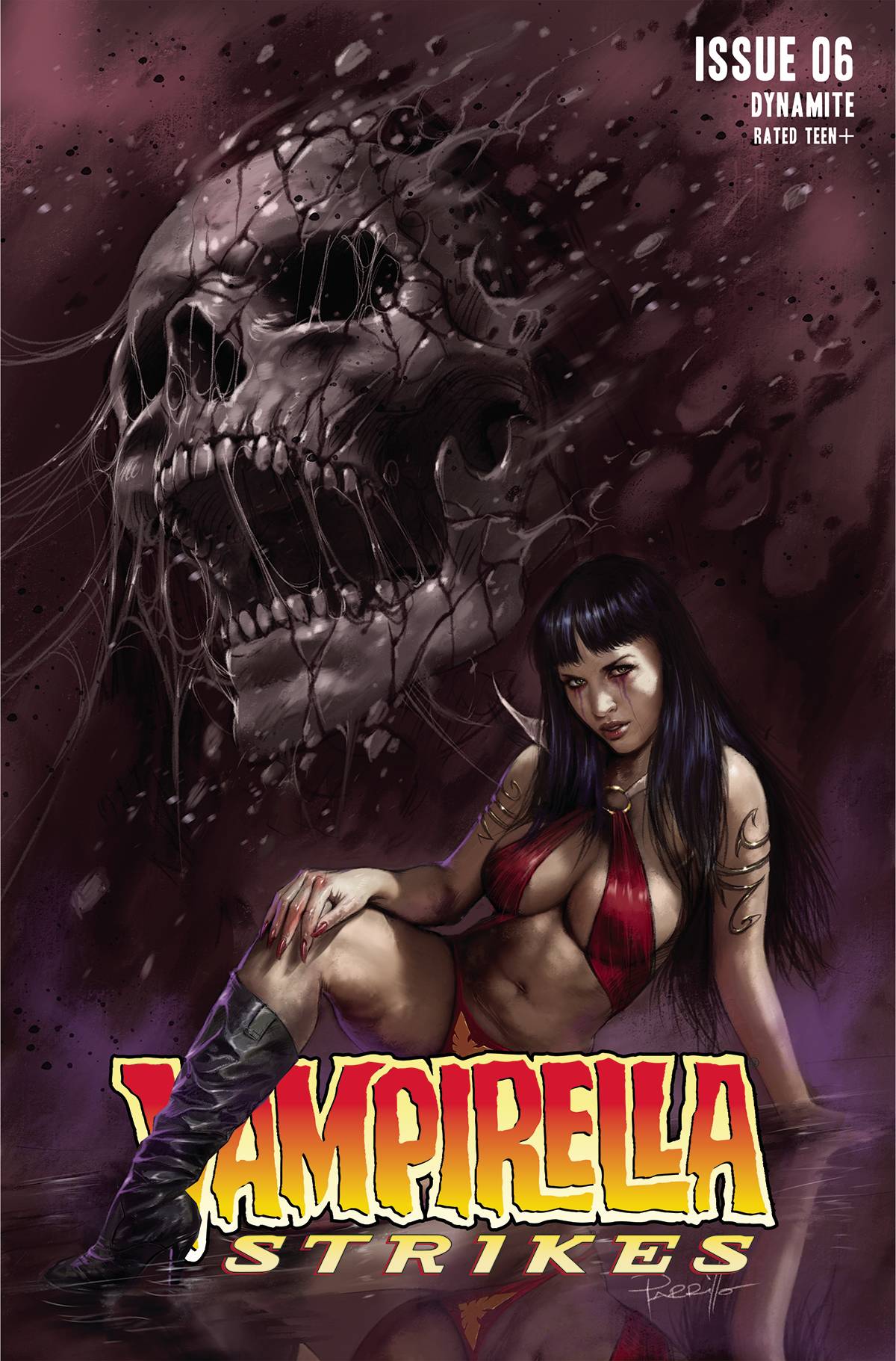 DYNAMITE COMIC BOOK VAMPIRELLA STRIKES #6 CVR A PARRILLO
