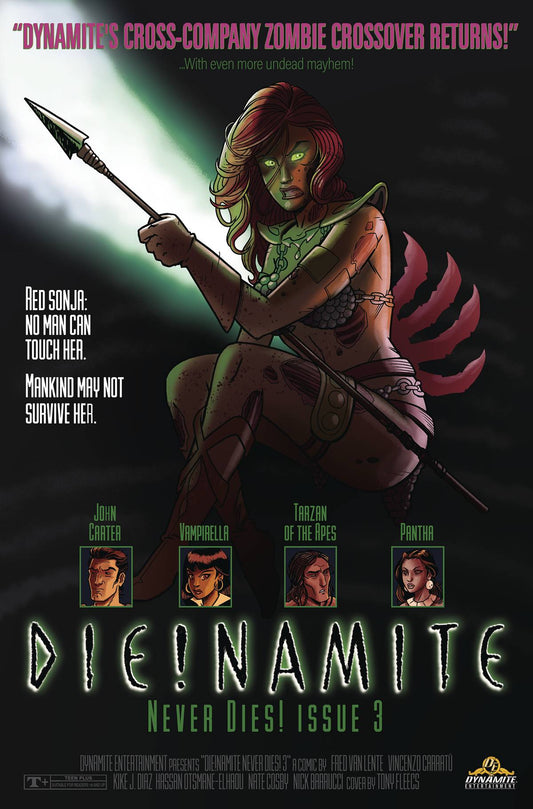 DYNAMITE COMIC BOOK VF/NM DIE!NAMITE NEVER DIES #3 CVR A FLEECS