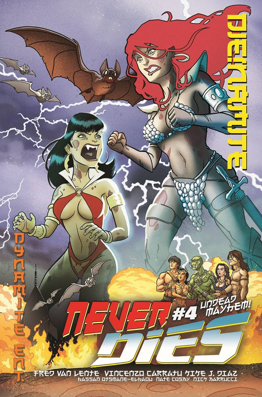 DYNAMITE COMIC BOOK VF/NM DIE!NAMITE NEVER DIES #4 CVR A FLEECS