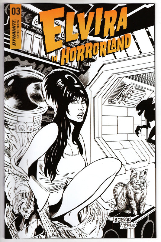 DYNAMITE COMIC BOOK VF/NM ELVIRA IN HORRORLAND #3 CVR BE