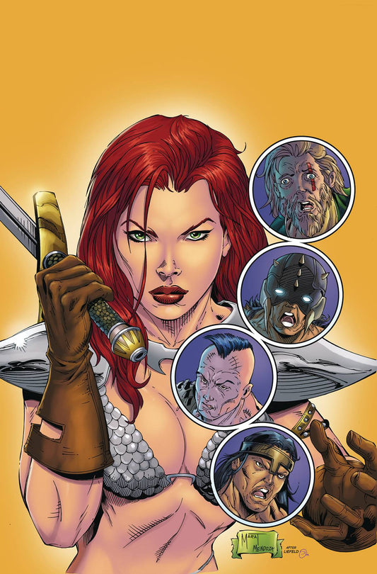 DYNAMITE COMIC BOOK VF/NM IMMORTAL RED SONJA #1 CVR W 10 COPY FOC INCV LIEFELD HOMAGE