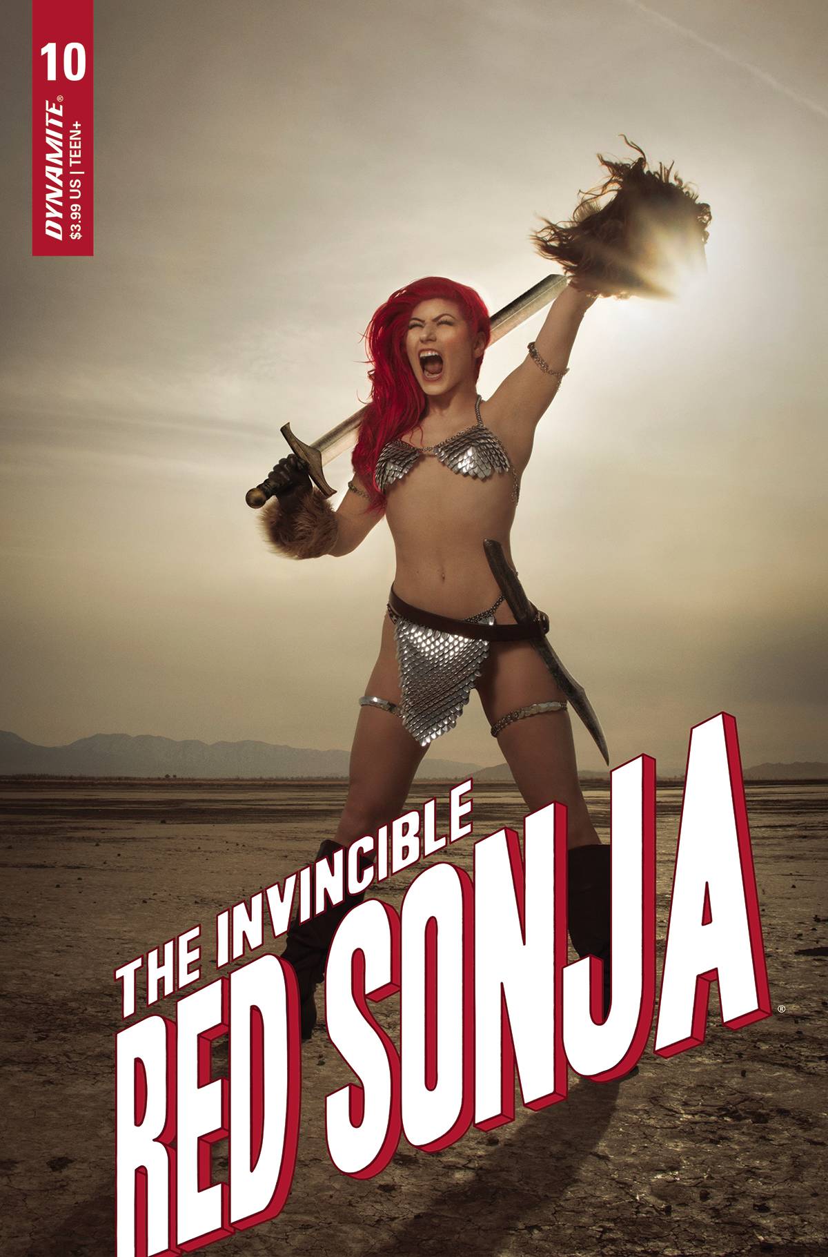 DYNAMITE COMIC BOOK VF/NM INVINCIBLE RED SONJA #10 CVR E COSPLAY