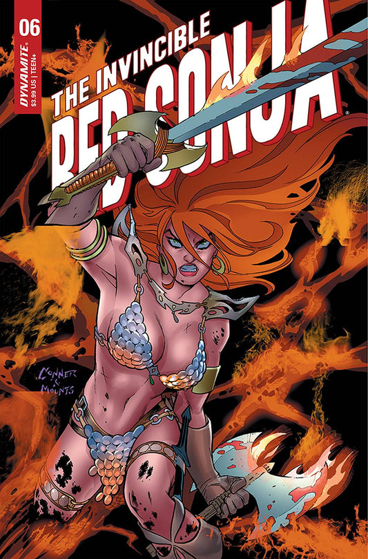 DYNAMITE COMIC BOOK VF/NM INVINCIBLE RED SONJA #6 CVR A CONNER