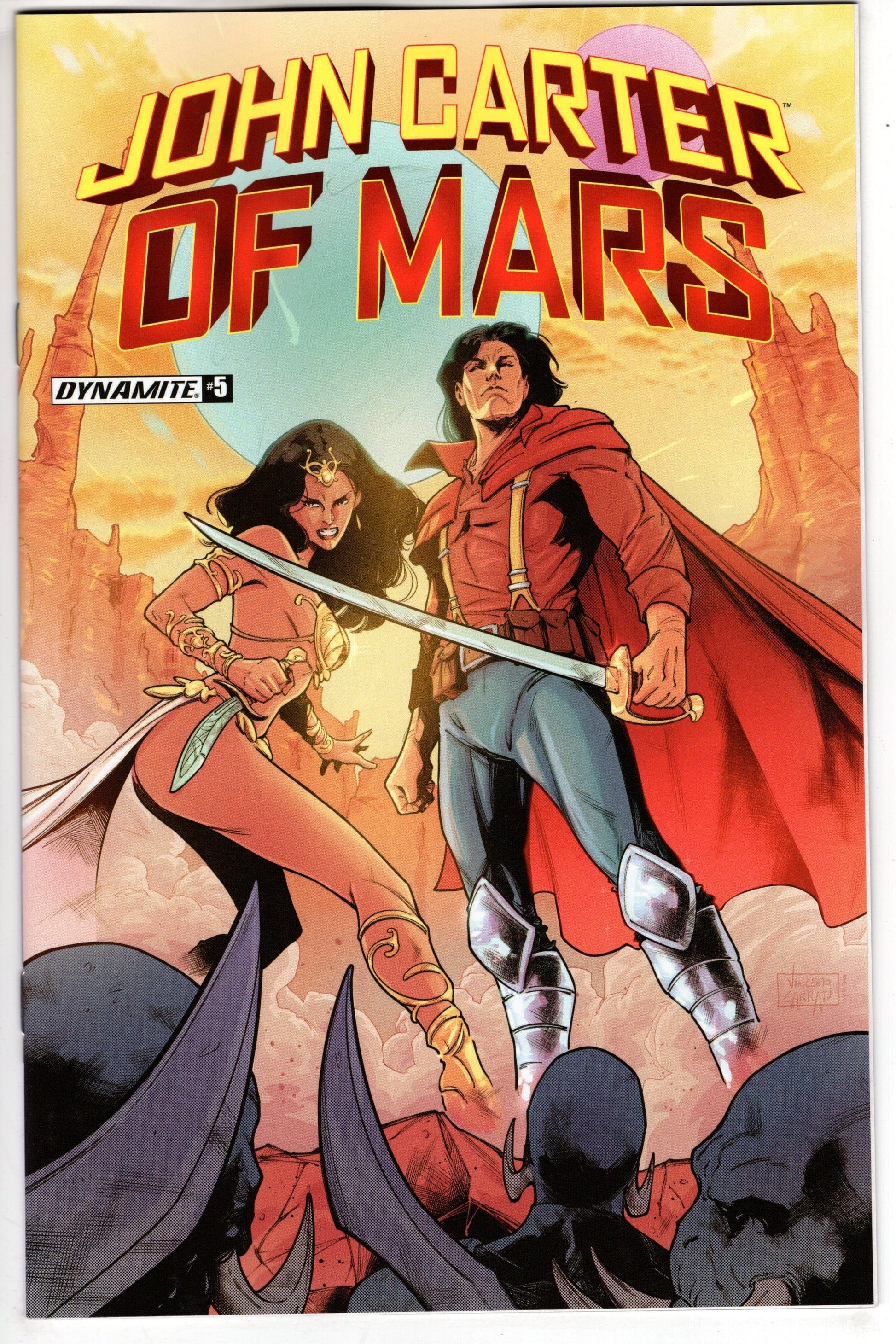 DYNAMITE COMIC BOOK VF/NM JOHN CARTER OF MARS #5 CVR A ACOSTA