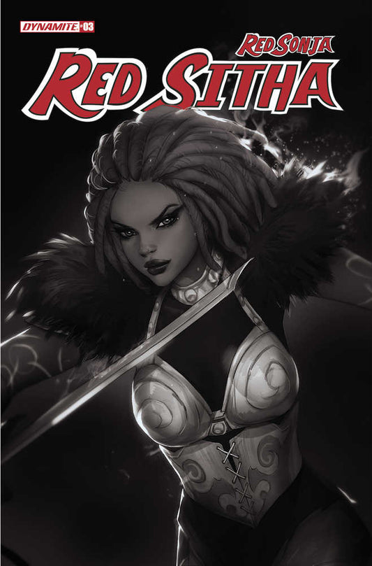DYNAMITE COMIC BOOK VF/NM Red Sonja Red Sitha #3 Cover G 15 Copy Variant Edition Leirix Black & White