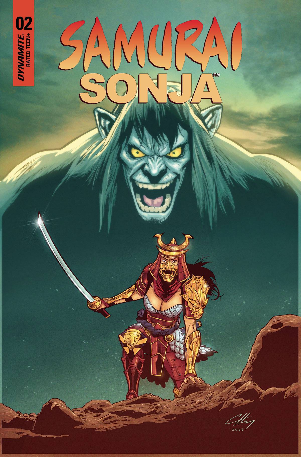 DYNAMITE COMIC BOOK VF/NM SAMURAI SONJA #2 CVR A HENRY