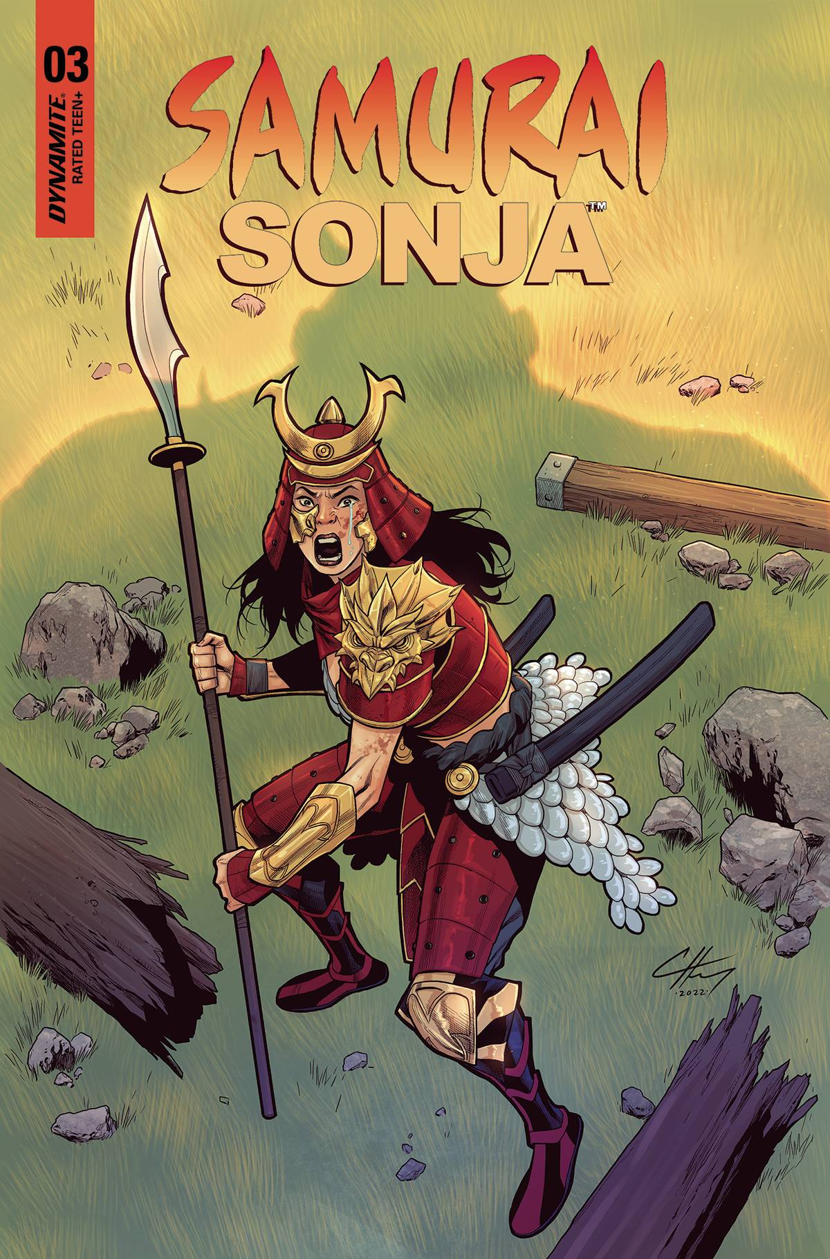 DYNAMITE COMIC BOOK VF/NM SAMURAI SONJA #3 CVR A HENRY