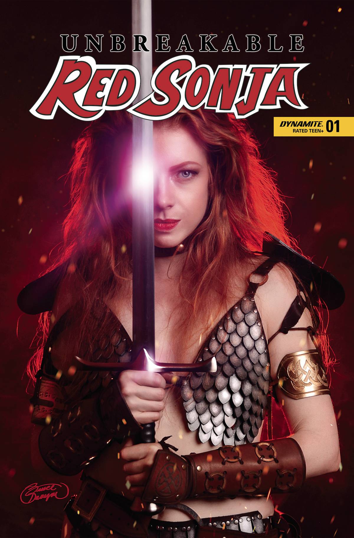 DYNAMITE COMIC BOOK VF/NM UNBREAKABLE RED SONJA #1 CVR E COSPLAY