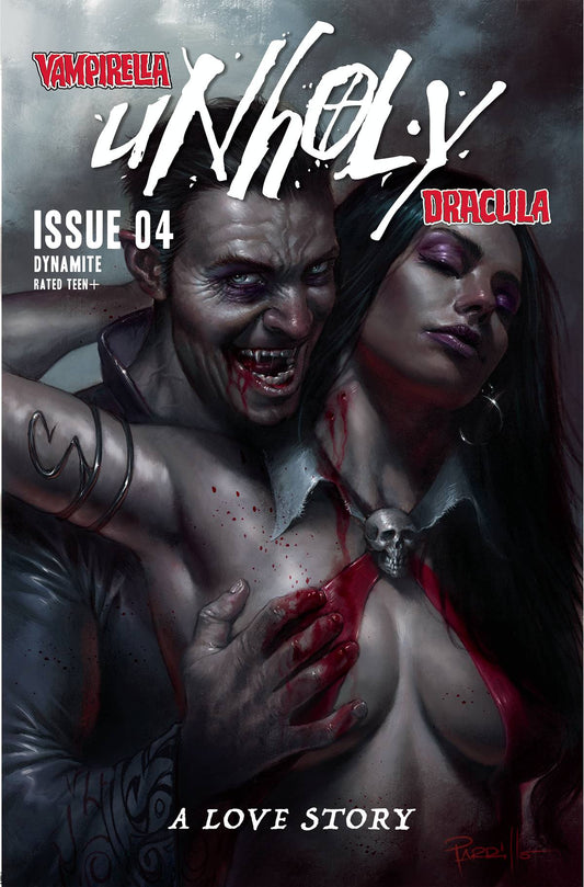 DYNAMITE COMIC BOOK VF/NM VAMPIRELLA DRACULA UNHOLY #4 CVR A PARRILLO