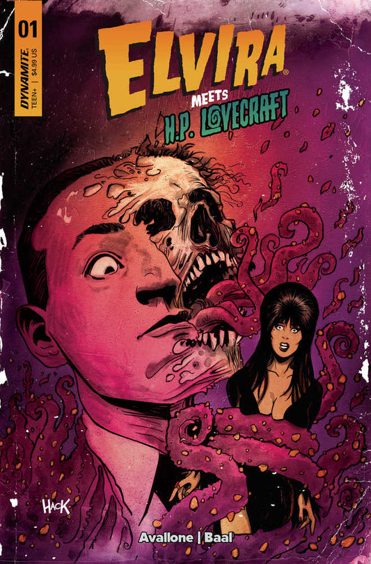 DYNAMITE COMIC BOOKS Elvira Meets Hp Lovecraft #1 Cover C Hack