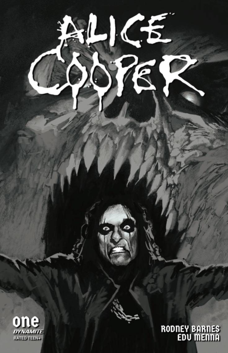 DYNAMITE Comics ALICE COOPER #1 (OF 5) CVR F 10 COPY INCV ALEXANDER B&W
