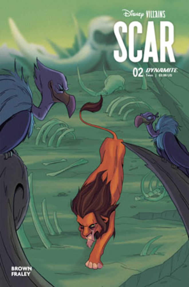 DYNAMITE Comics Disney Villains Scar #2 Cover F 10 Copy Variant Edition Fraley Original
