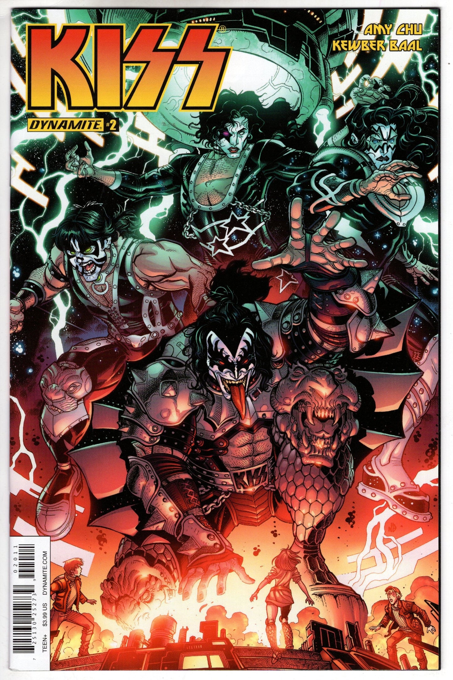 DYNAMITE Comics KISS #2 CVR A BRADSHAW