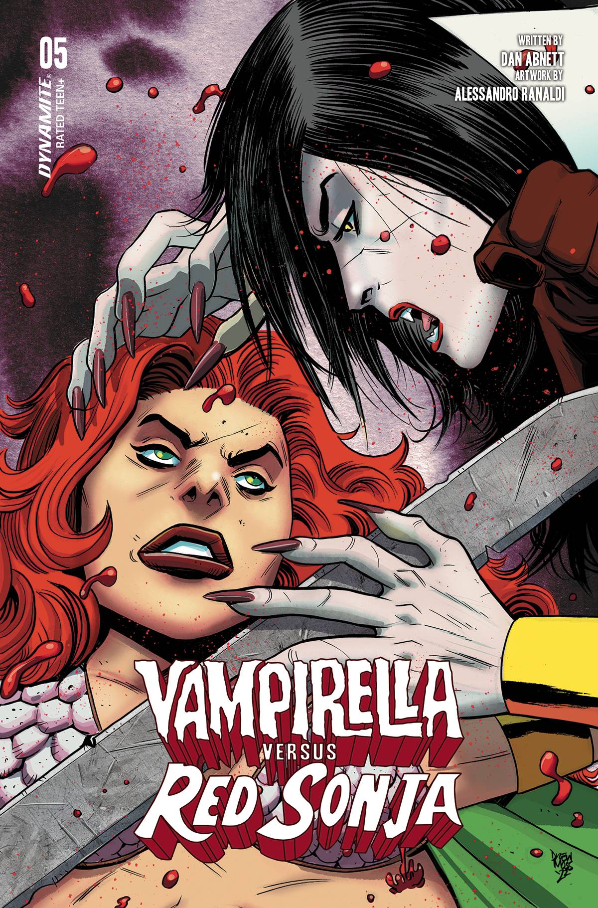 DYNAMITE Comics VAMPIRELLA VS RED SONJA #5 CVR D MOSS