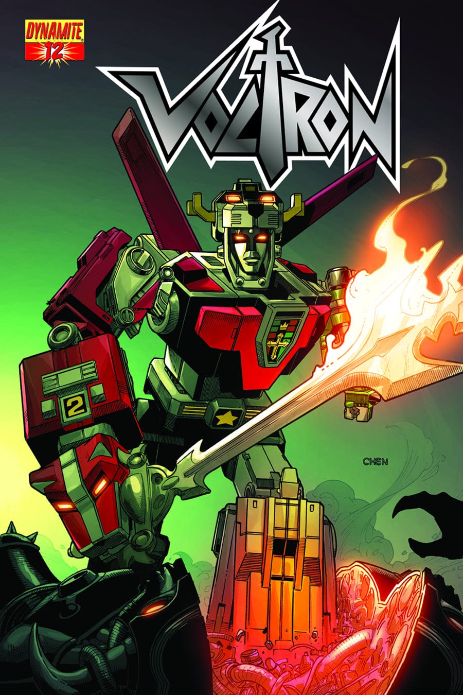 DYNAMITE Comics VF/NM VOLTRON #12