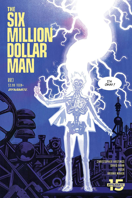 DYNAMITE DYNAMITE SIX MILLION DOLLAR MAN #3 CVR A WALSH