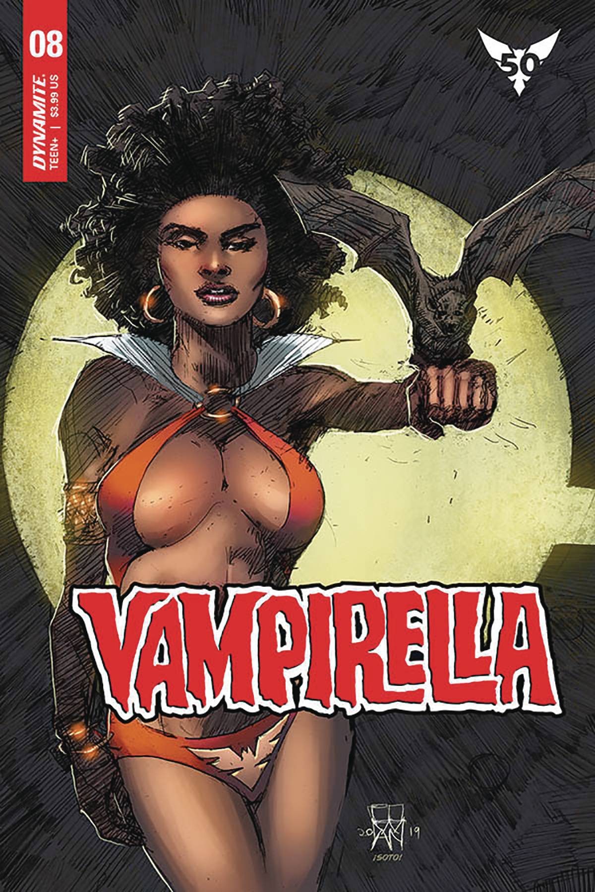 DYNAMITE DYNAMITE VAMPIRELLA #8 CVR A COWAN