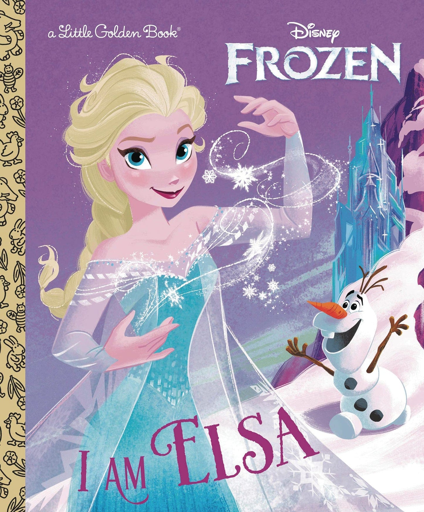 GOLDEN BOOKS kids I AM ELSA LITTLE GOLDEN BOOK