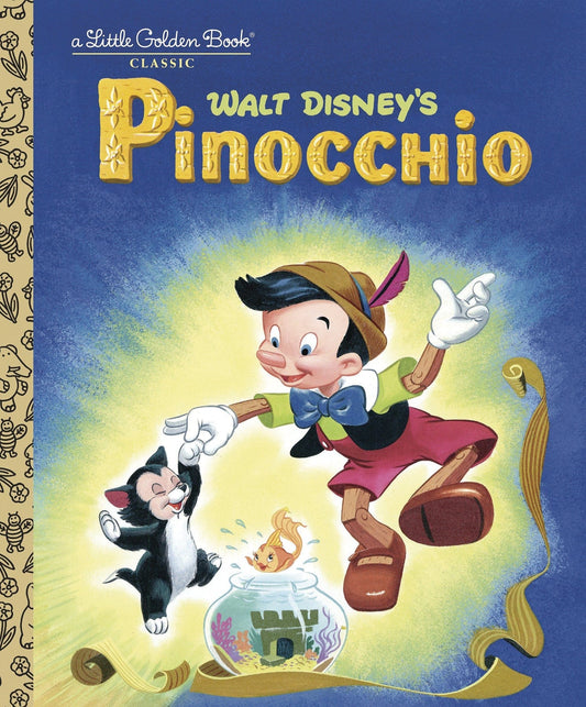 GOLDEN BOOKS KIDS PINOCCHIO LITTLE GOLDEN BOARD BOOK