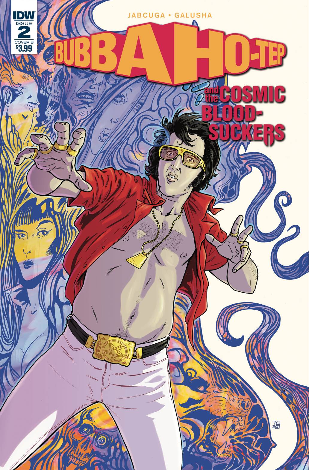 IDW PUBLISHING BUBBA HO-TEP & COSMIC BLOOD-SUCKERS #2 CVR B GALUSHA
