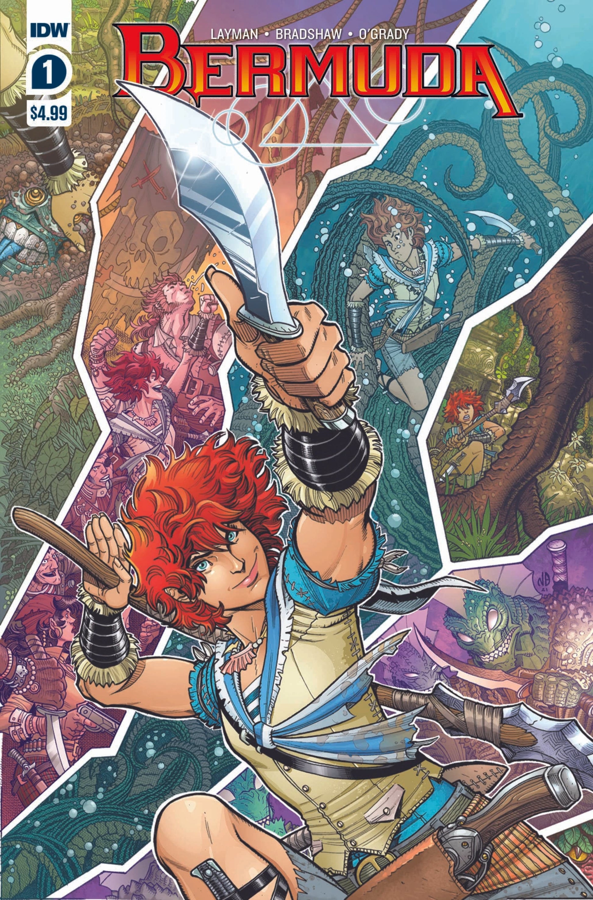 IDW PUBLISHING COMIC BOOK BERMUDA #1 (OF 4) CVR A BRADSHAW (RES)