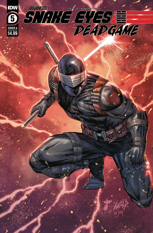 IDW PUBLISHING COMIC BOOK FINE SNAKE EYES DEADGAME #5 (OF 5) CVR A LIEFELD